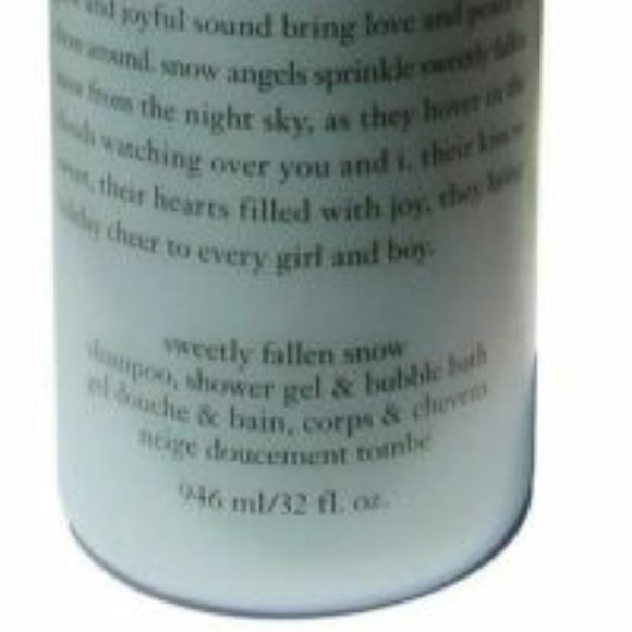 Philosophy Shampoo, Bath & Shower Gel 32 oz. w/ pump  (SNOW ANGEL) - Picture 2 of 2
